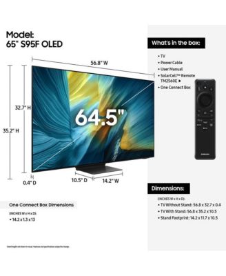 QN65S95FAFXZA 65" OLED HDR Pro 4K Smart TV with Q-Symphony Pro (2025)