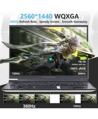 Zero 16 i9 RTX 4070 Gaming Laptop, 16" WQXGA 360Hz 2.5K Dislpay, 14th Gen Intel Core i9-14900HX, GeForce RTX 4070, 32GB DDR5 RAM, 1TB SSD, RGB Backlit KB, Wi-Fi 6, Win 11 Home, White