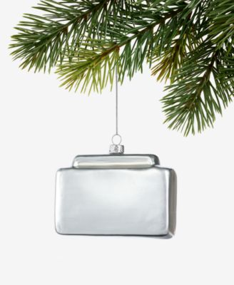 Eclectic Charm Glass Radio Ornament, Macy's Exclusive