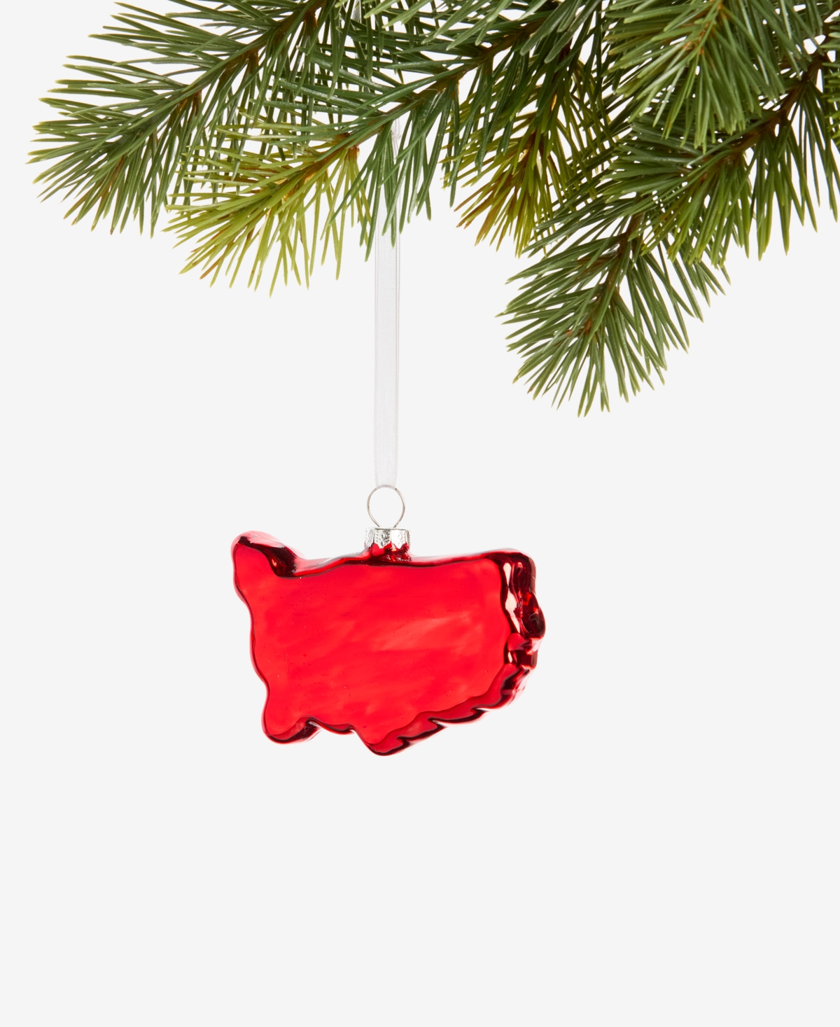 Holiday Lane Eclectic Charm Usa Map Ornament, Macy's Exclusive In Transparent