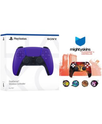 PlayStation 5 DualSense Wireless Controller with MightySkins Custom Decal Skin Voucher - Chroma Pearl