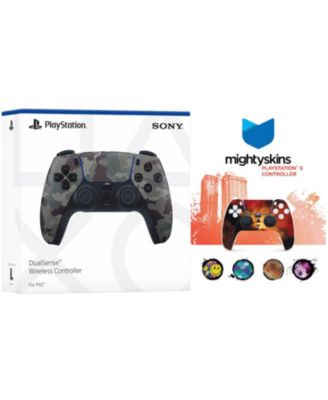 PlayStation 5 DualSense Wireless Controller with MightySkins Custom Decal Skin Voucher - Chroma Pearl
