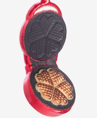 Foodie Heart Waffle Maker Ornament, Macy's Exclusive