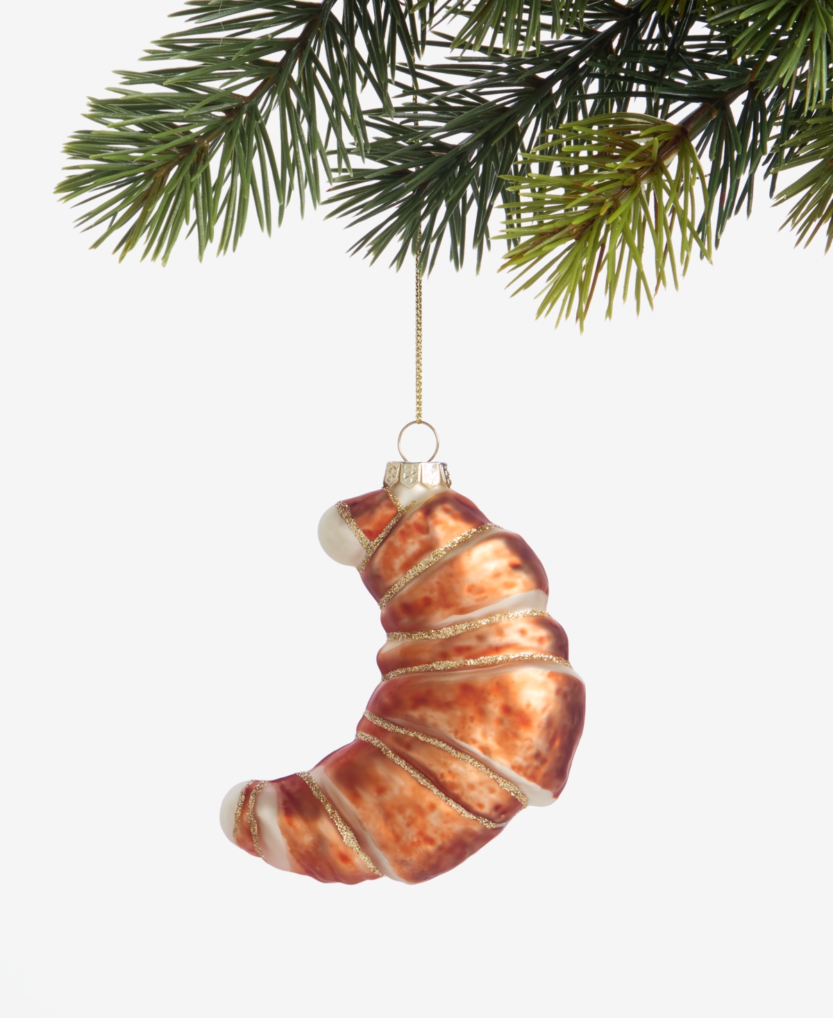 Holiday Lane Foodie Croissant Ornament, Macy's Exclusive In Transparent
