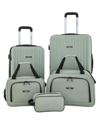 5-Piece Velocity Expandable Rolling Hardside Luggage Set