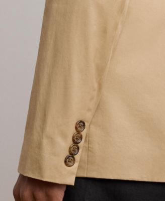 Women's Double-Breasted Cotton Twill Blazer