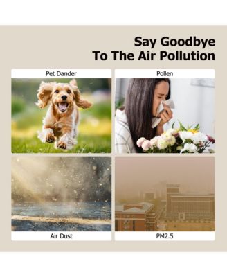 CHIVALZ HEPA Air Purifier for Bedroom Home, With Essential Oil Diffuser, Sleep Mode, Up to 225 Sqft