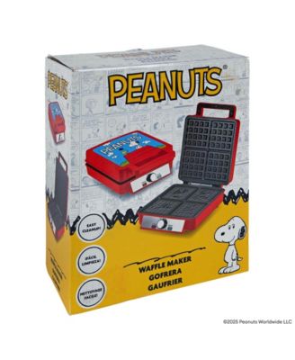 Peanuts Deluxe Waffler - Peanuts Iconic Characters and Symbols on Your Waffles