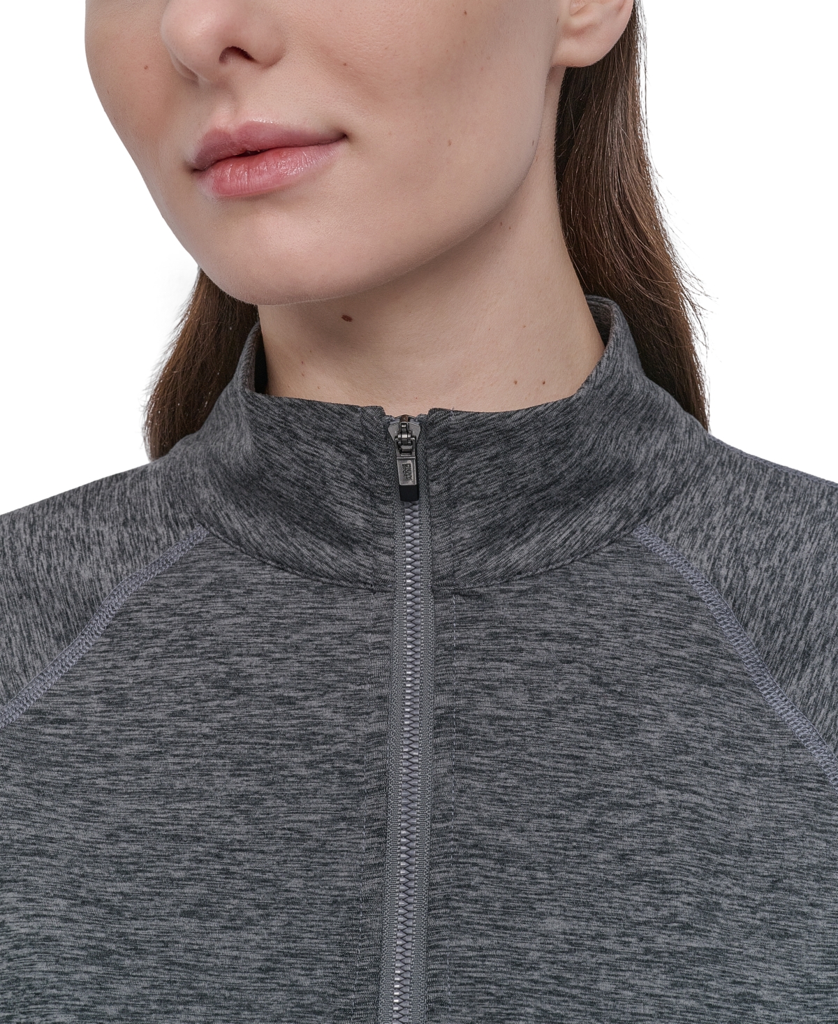 Dkny Space Dye Half Zip Sweatshirt
