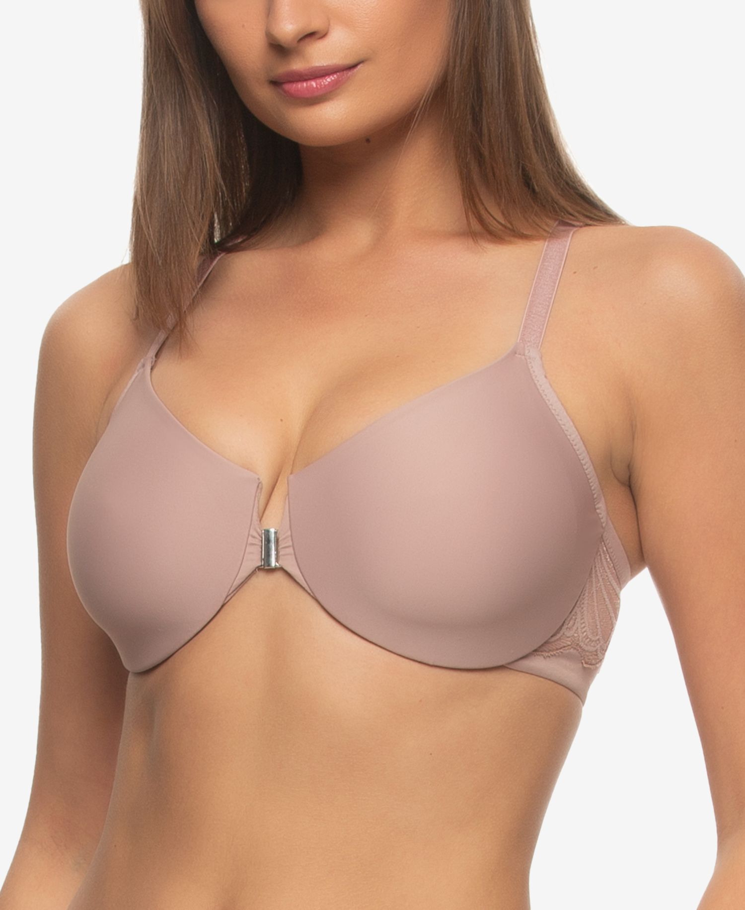 Women's Tempting Unlined Front Close Minimizer Bra