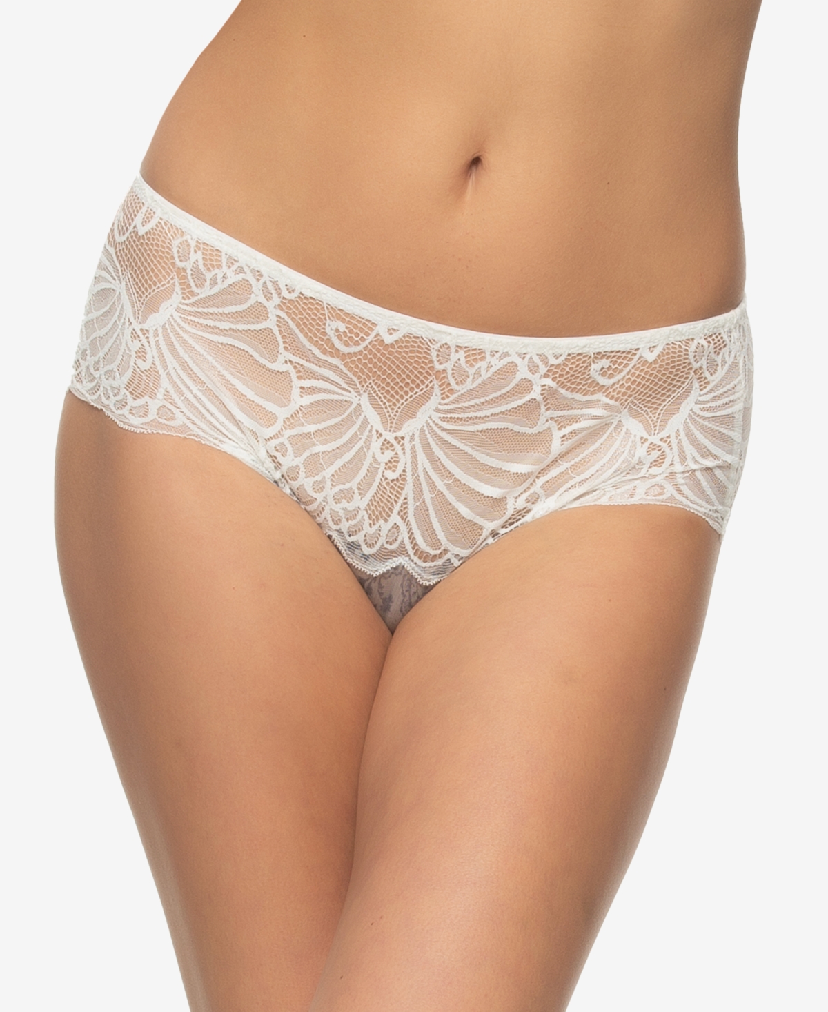 Women's Tempting Lace Hipster Panty - Porcelain Garden