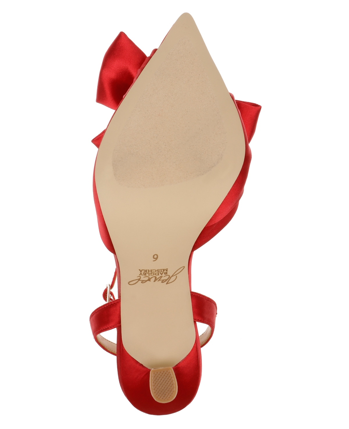 Jewel Badgley Mischka Francine Ankle Strap Pointed Toe Sandal