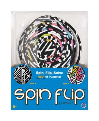 Spin Flip Puzzle: Abstract Fun