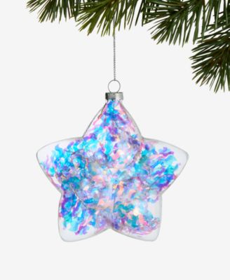 Holiday Lane - 5" Glass Star Ornament