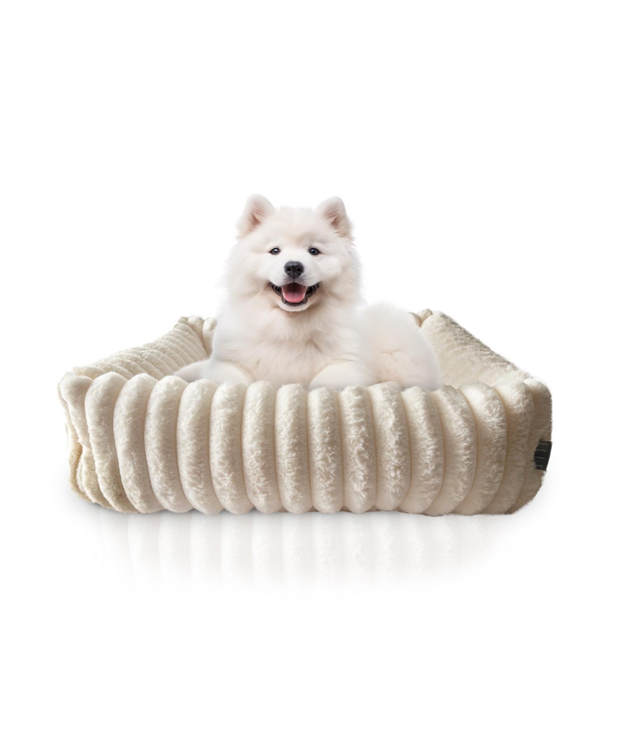 Square Plush Pet Cuddler Bed, Stylish and Comfortable Bedding for Dogs and Cats - Mint ombre