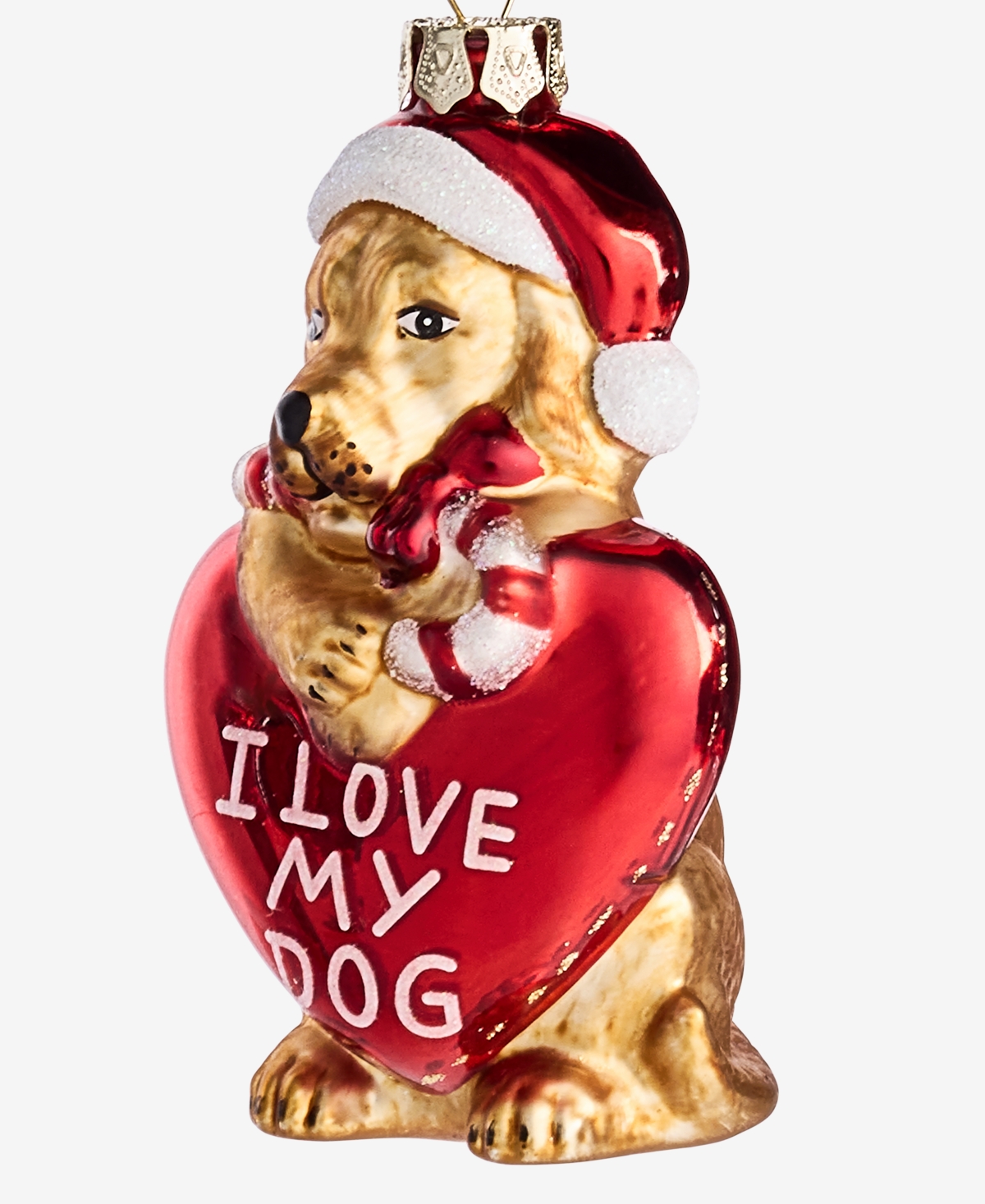 Holiday Lane Pets Glass Dog Ornament, Macy's Exclusive In Transparent