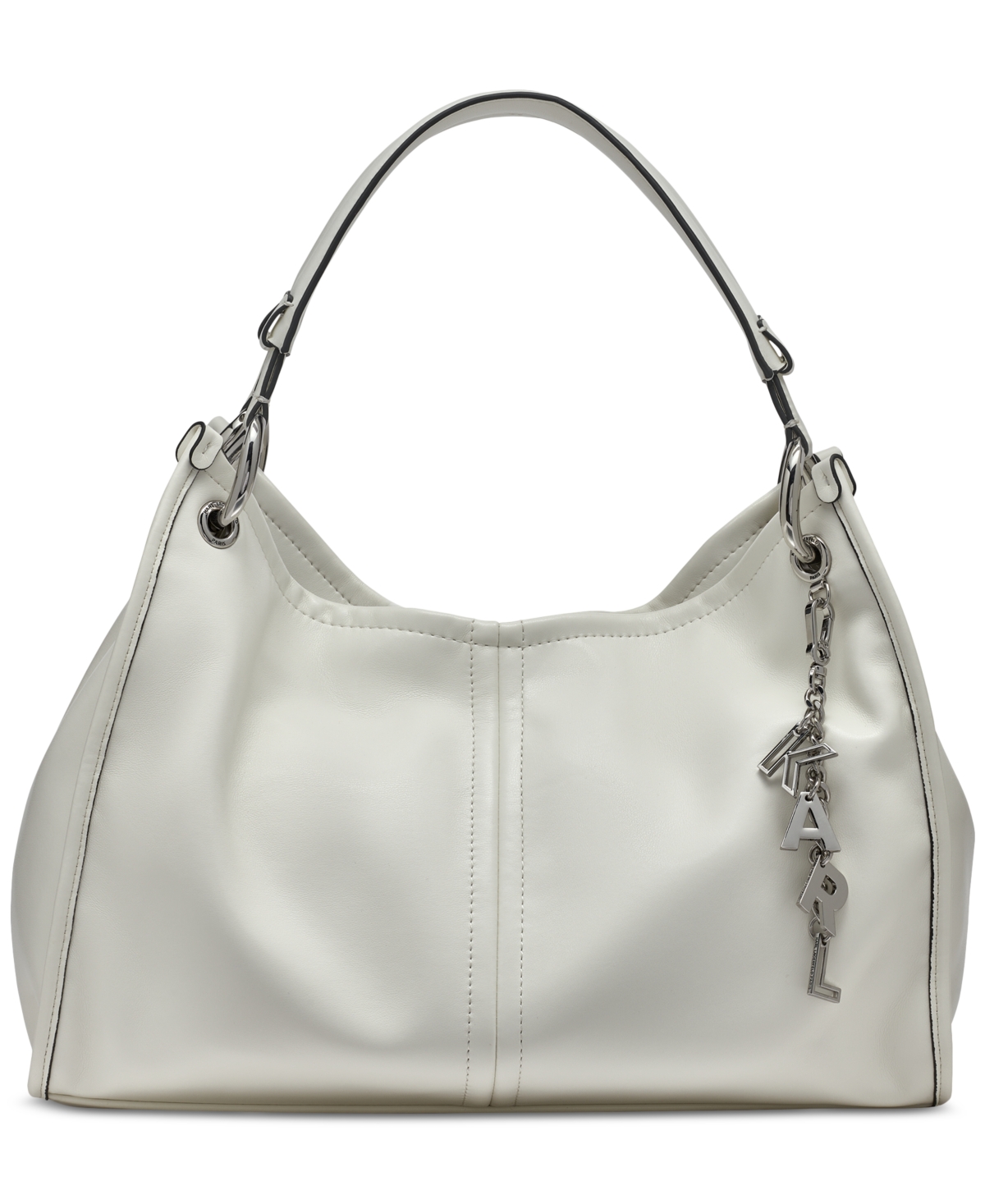 Luciene Leather Tote Bag - Black