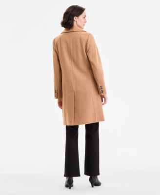 Women's Single-Breasted Walker Coat, Exclusively at Macy's