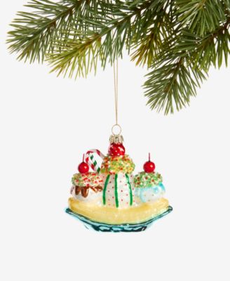 Holiday Lane - Sugar Plum Banana Split Ornament