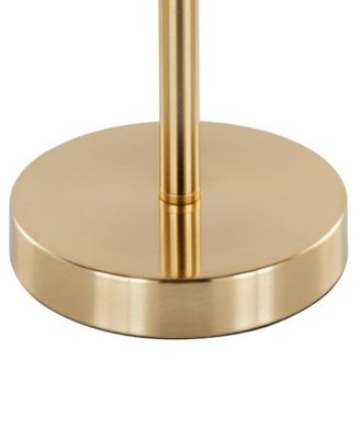 25" Metal Fringe Contemporary Buffet Lamp, Set of 2