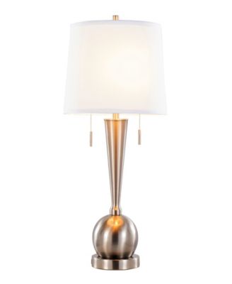 30.25" Metal Jules Contemporary Table Lamp, Set of 2