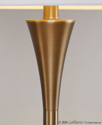 65" Metal Lenuxe Contemporary Floor Lamp