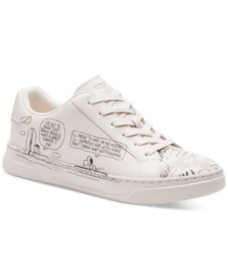 [SALE!!] ★COACH High Line with Peanuts Comic★ スニーカー COACH Women's Peanuts Comic High Line Leather Sneakers - Macy's