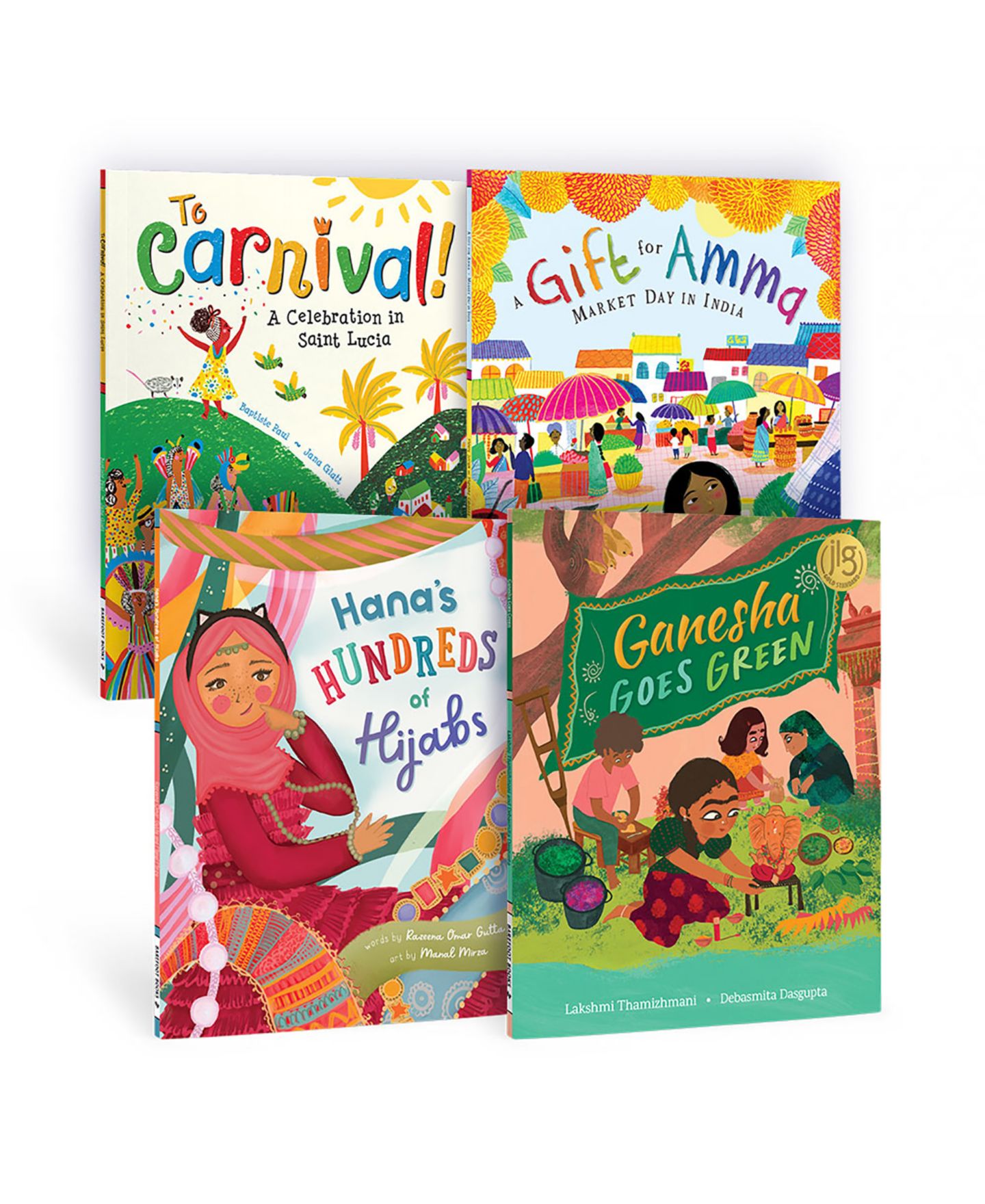 Детские игрушки Barefoot Books 1st Grade Authentic Stories Diverse Book Bundle, Set of 4 — фото 1