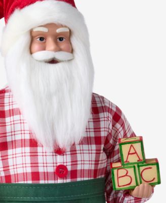 Heritage Caucasian Artist Santa, Macy's Exclusive