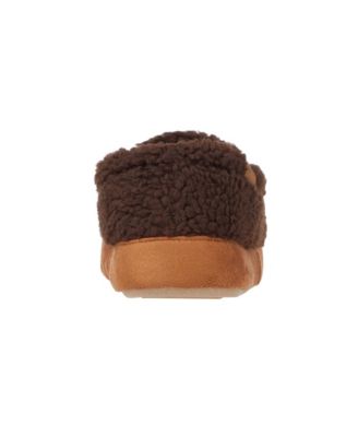 Men's Berber Closed Back Slippers