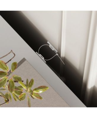 Bedside table with three drawers, side table with square handles, white wooden end table, suitable for bedrooms, living rooms, offices