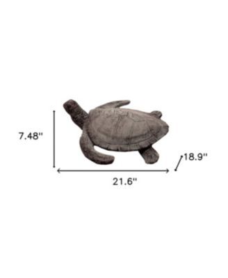 Sea Turtle Indoor Outdoor Statue for Garden Patio and Home Decor