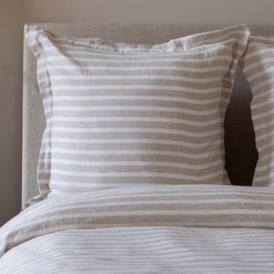 French Linen Flanged Euro Sham