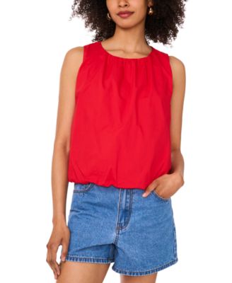 1.STATE - Women's Cotton Sleeveless Bubble Top