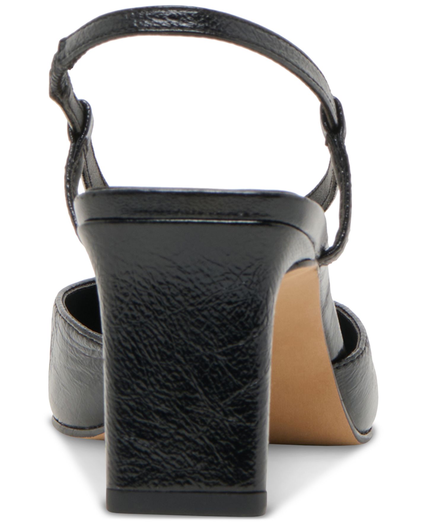 Женские туфли Dolce Vita Ginay Pointed-Toe Slingback Blade-Heel, цвет: Чёрный кожаный — фото 3