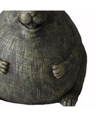 Adorable Chubby Rabbit Garden Statue for Decorative Garden Accents