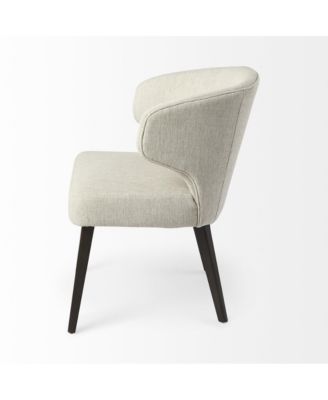 Upholstered Wingback Side Chair for Dining Table or Accent Seating