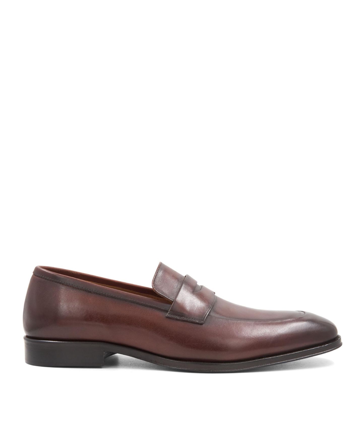 Мужские туфли Bruno Magli Maioco Penny Slip On Dress Loafers, цвет: Cafe — фото 2