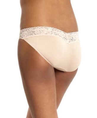 Women's Printed Daily Lace V-Kini Underwear