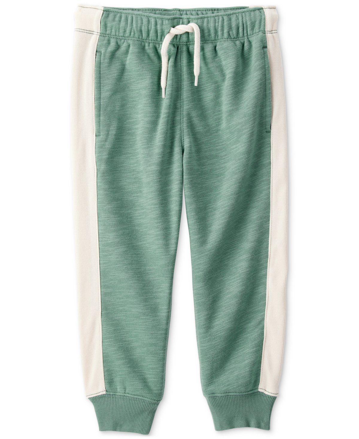 Carter's Toddler Boys 2-pc. French Terry Sweatshirt & Pull-on Joggers Set In Green