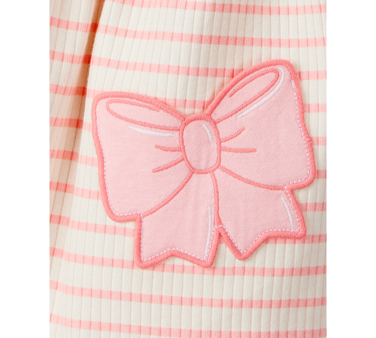 Carter's Toddler Girls Bows Striped Short-Sleeve Dress