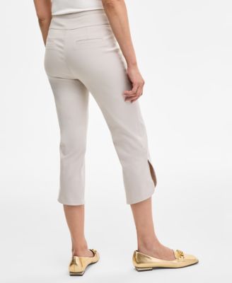 Women's Mid-Rise Pull-On Tulip-Hem Capri Pants, Exclusively at Macy's