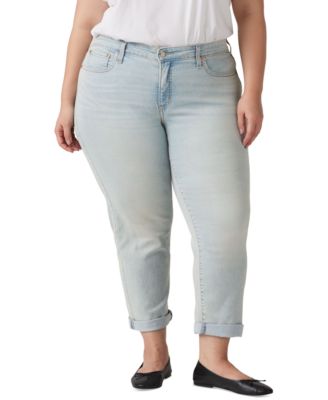 Levi's - Plus Size Stellar Stretch Mid-Rise Boyfriend Jeans