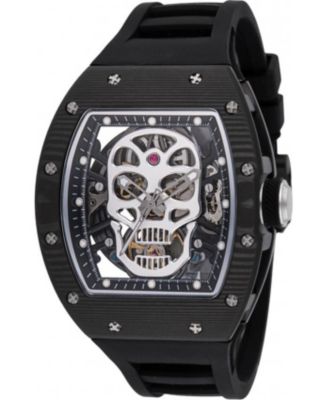 Men's 49025 S1 Rally Automatic 3 Hand Black Dial Watch