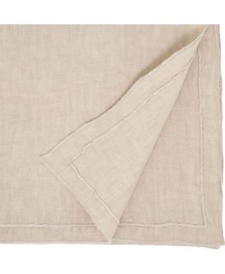 Stonewashed Overlock Edge Table Runner, 16" x 72"