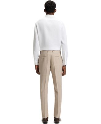 Hugo Boss BECKHAM x BOSS Men's Regular-Fit Linen Shirt