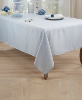 Classic Stitched Plaid Tablecloth, 65" x 160"
