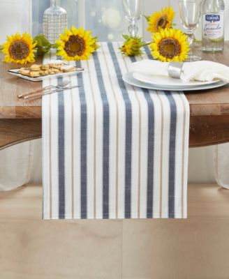 Modern Striped Table Runner 16" x 72"