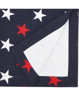 Patriotic Americana Stars Table Runner, 14" x 72"