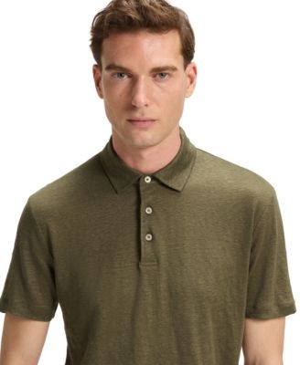 Hugo Boss BECKHAM x BOSS Men's Linen Regular-Fit Polo Shirt